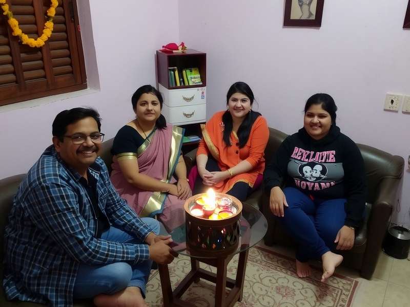 Diwali Celebration in My Town Home Haven
